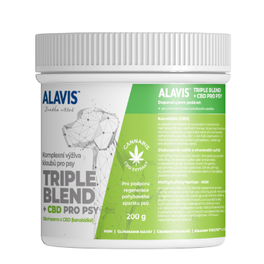 ALAVIS™ Triple Blend + CBD pro psy 200 g